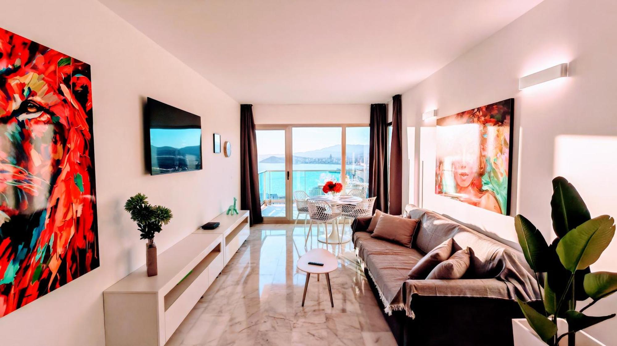 Апартаменты Skyline Floor 28 Sea Views Бенидорм Экстерьер фото