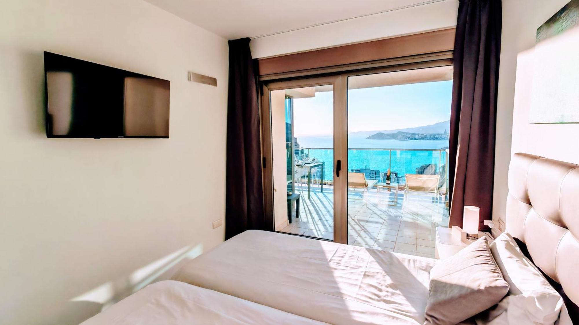 Апартаменты Skyline Floor 28 Sea Views Бенидорм Экстерьер фото