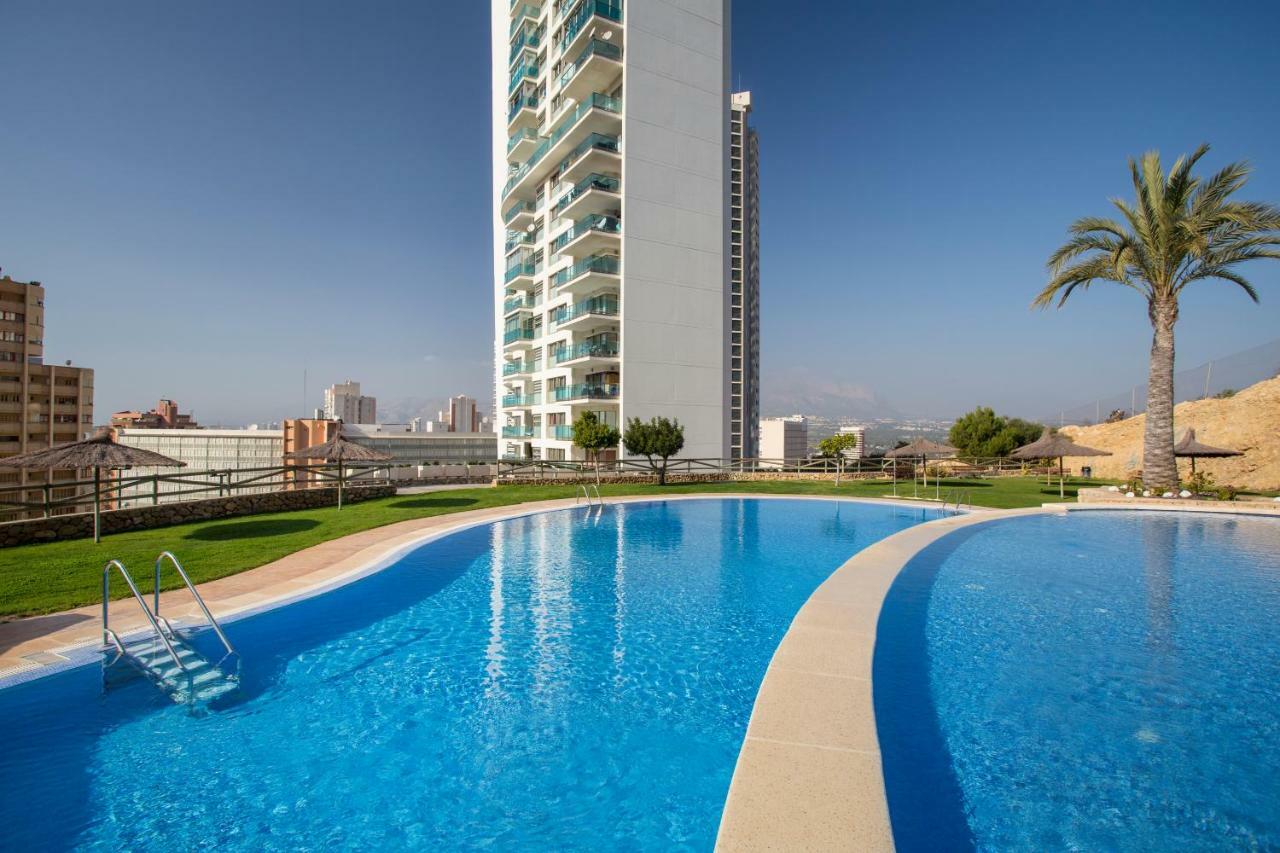 Апартаменты Skyline Floor 28 Sea Views Бенидорм Экстерьер фото